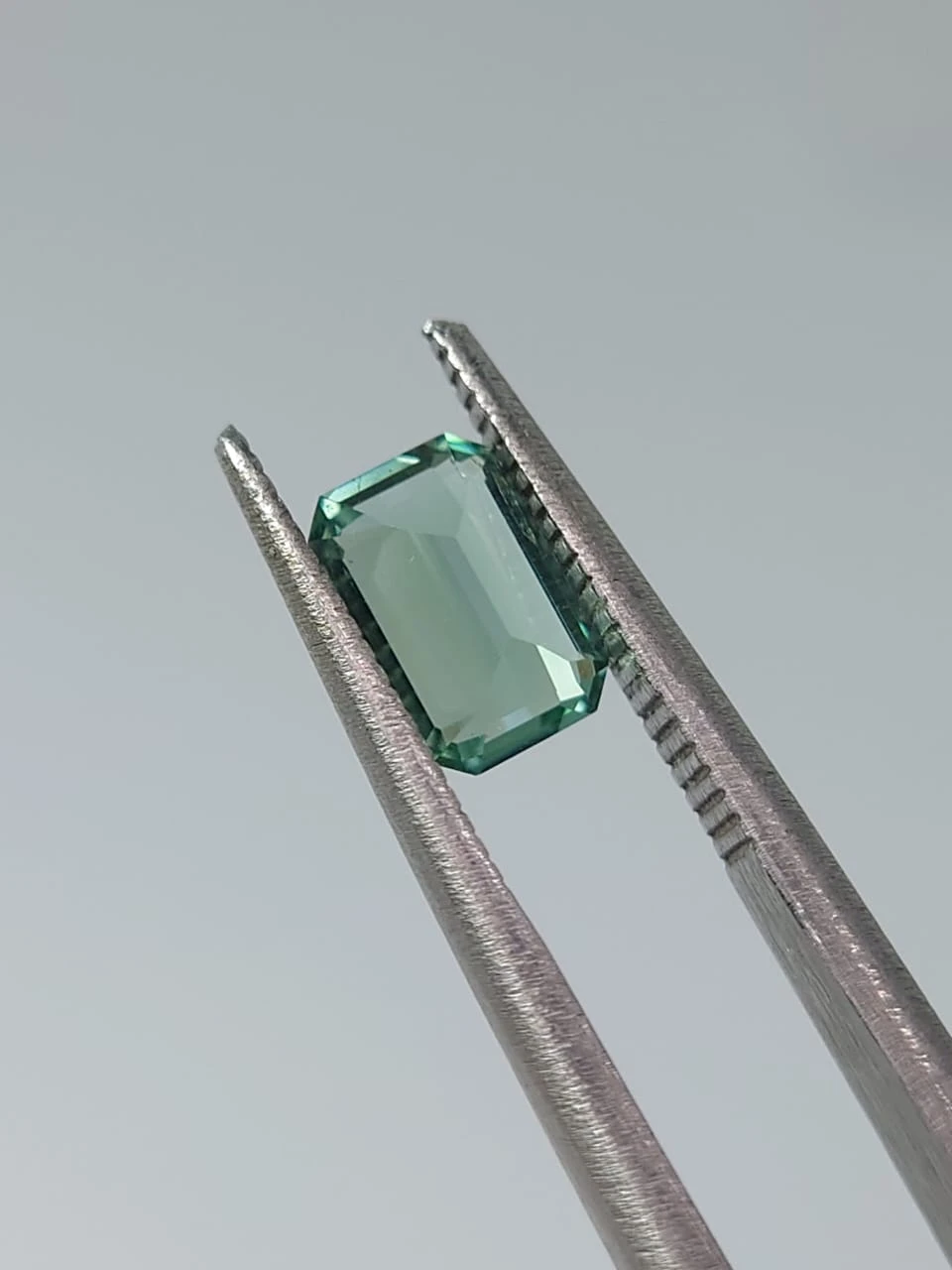 0.86ct Lagoon Blue Tourmaline Cushion Cut Gemstone from Afghanistan — view 1